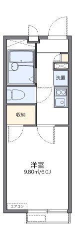 レオパレスイーストの間取り画像