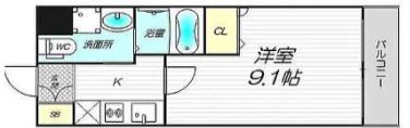 エスリード梅田北の間取り画像