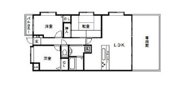 プレステージ魚崎中町の間取り画像