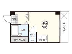 ポエム松川の間取り画像