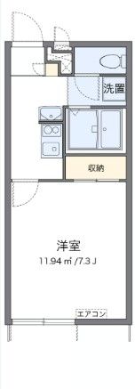 レオパレスウイングコートヤチヨの間取り画像