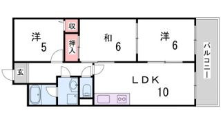 シャトレンうぐいすマンションの間取り画像