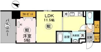 神戸ハーバーサイド萬利レジデンスの間取り画像