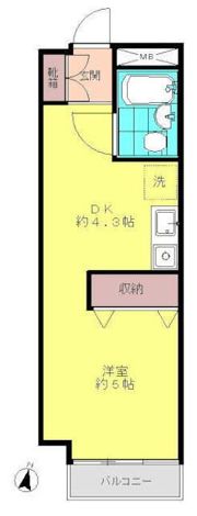 恵比寿ファインヒルの間取り画像