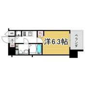 プレサンス難波セレクトの間取り画像