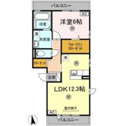 Asuka D棟の間取り画像