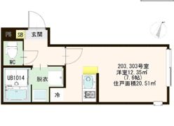 トレフェリクス東十条の間取り画像
