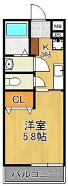 DK Relaciones A棟の間取り画像