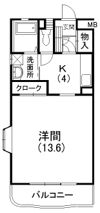 ディアコートの間取り画像
