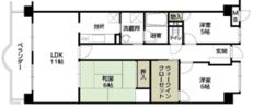 枚方パークハウスの間取り画像
