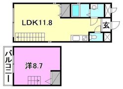 アスプラス山越の間取り画像