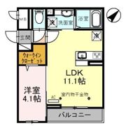 ディール川口の間取り画像