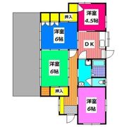 仁田貸家の間取り画像