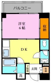 サンパレスマンションの間取り画像
