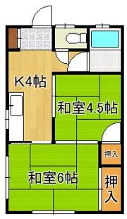 高峰荘の間取り画像