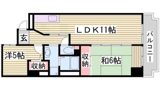 ミリオンベル神戸の間取り画像