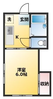 宏洋ハウス(コウヨウハウス)の間取り画像