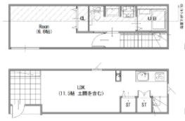 MOK-TERRACE KASAI Bの間取り画像