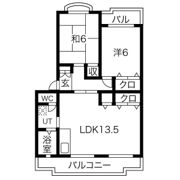 ビューネ松富IIの間取り画像