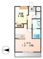 un jour B（アンジュールビー）の間取り画像