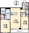 エスポアヒルズの間取り画像