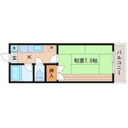 コーポ欅の間取り画像