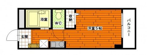 ヒルズ立花の間取り画像
