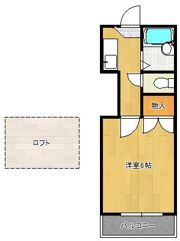 ヴィラ若園の間取り画像