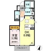 Square Villa 福島の間取り画像