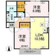 プラザシャルムA棟の間取り画像