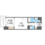 レシオス阿倍野ヴィータの間取り画像