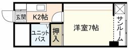 中国技建ビルの間取り画像