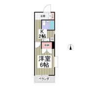 サンルビーASAHIの間取り画像
