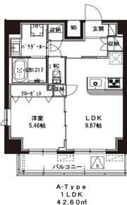 アリエスの間取り画像