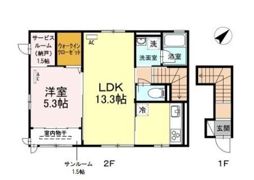 サンシャンテ上野毛 AAの間取り画像