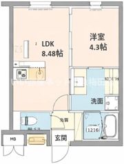 LEGALAND福島Northの間取り画像