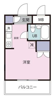 アークむらさき橋 B棟 Bの間取り画像