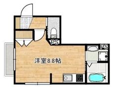 中目黒コーポラスの間取り画像