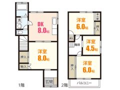 相田3丁目戸建の間取り画像