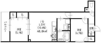 ラモーナ出口の間取り画像