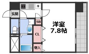 ミラージュパレス難波東レジデンスの間取り画像