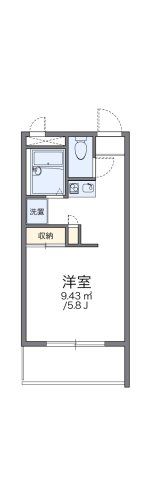 レオパレスコーポテラダの間取り画像