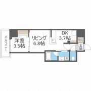 クロスレジデンス阿波座（旧名称：ｱｰﾊﾞﾈｯｸｽ阿波座駅前）の間取り画像