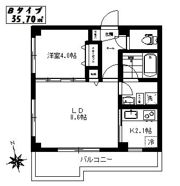 グレースコートSの間取り画像
