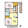 ホームパーティーⅤ号館の間取り画像