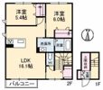 シャーメゾン中津原の間取り画像