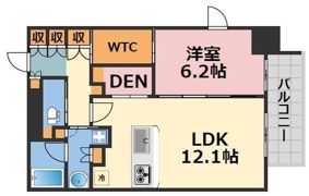 Dimus北浜の間取り画像