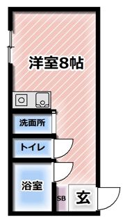 桜木町アパートの間取り画像