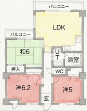 ユンヌホワイエの間取り画像