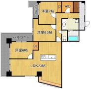 古城グリーンマンション 302号室の間取り画像